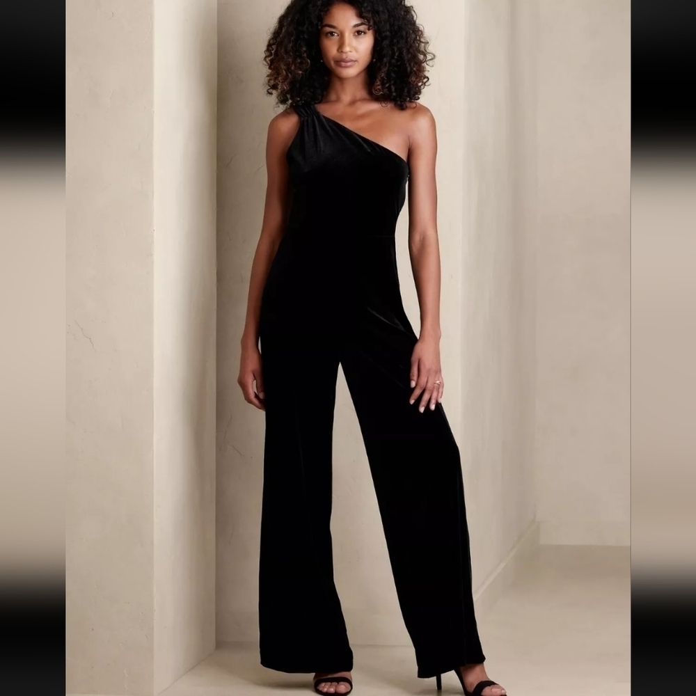 Banana Republic One-shoulder Jumpsuit